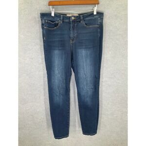 Soft Surroundings Women's Size 10‎ Dark Wash Denim Jeans Stretch Casual